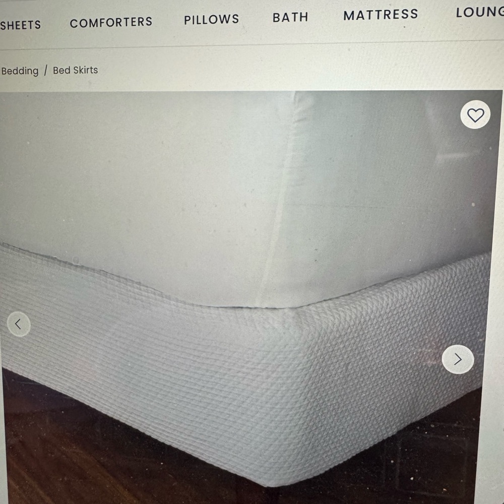 Classic White Bed Skirt